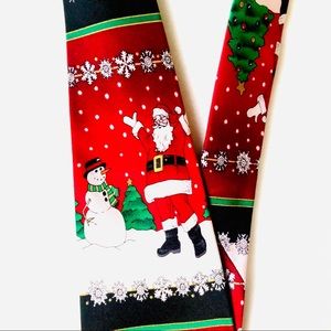 Holiday Santa -Snowman Tie